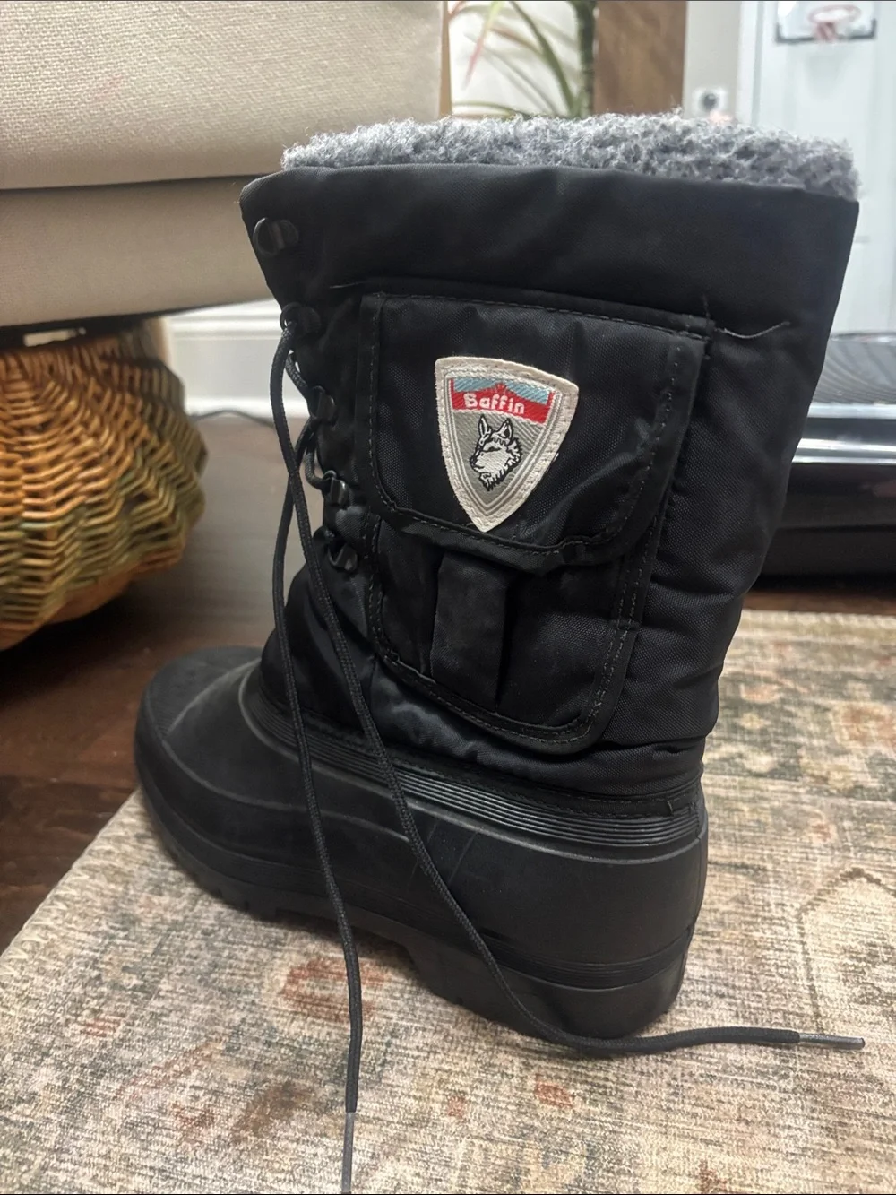 Baffin Black Men's Insulated Snow & Rain Boots